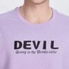 Devil : Lavender Oversized Tshirt - Image 6
