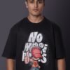 No Hope No Regrets Oversized T-Shirt Black - Image 2