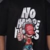 No Hope No Regrets Oversized T-Shirt Black - Image 6