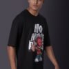 No Hope No Regrets Oversized T-Shirt Black - Image 3
