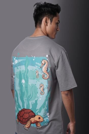 Ocean Harmony Oversized T-shirt