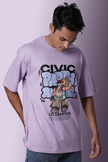 Iswank Party Angle Oversized T-Shirt