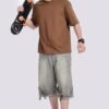 Solid Oversized : Brown - Image 6