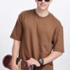 Solid Oversized : Brown - Image 5