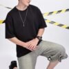 Solid Oversized : Black - Image 3