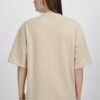 Girl's Solid Oversized : Beige - Image 2