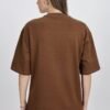 Girl's Solid Oversized : Brown - Image 2