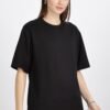 Girl’s Solid Oversized : Black - Image 4
