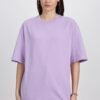 Girl's Solid Oversized : Lavender - Image 4