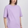 Girl's Solid Oversized : Lavender - Image 5