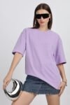 Girl's Solid Oversized : Lavender