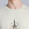 AWAKENED Oversized Graphic T-shirt – Beige - Image 4