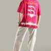 AWAKENED Oversized Graphic T-shirt – Hot Pink - Image 5