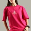 AWAKENED Oversized Graphic T-shirt – Hot Pink - Image 4