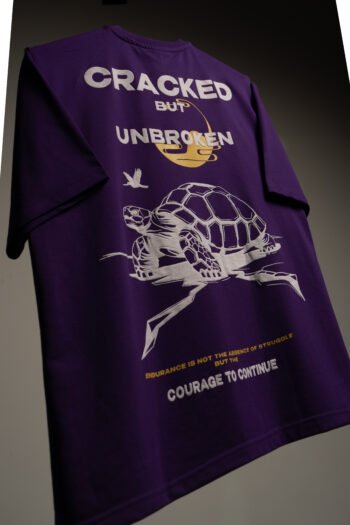 Cracked but Unbroken – Survival Aesthetic Tee