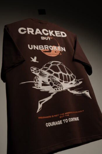 Cracked but Unbroken – Survival Aesthetic Tee