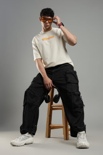 Urbanised Beige Oversized T-Shirt